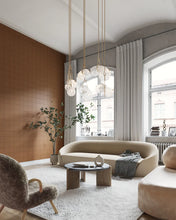 Load image into Gallery viewer, Grid Large Thin - Brown Lines on Light Brown Background