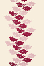 Load image into Gallery viewer, Oak Leaves - Red & Pink Wallcovering