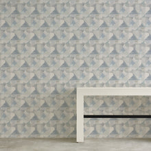 Load image into Gallery viewer, Abstract Isle Cashmere Blue Wallcovering
