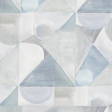 Load image into Gallery viewer, Abstract Isle Cashmere Blue Fabric