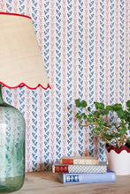 Load image into Gallery viewer, Bluebells - Blue & Raspberry Wallcovering