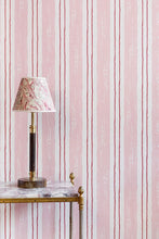 Load image into Gallery viewer, Painter's Stripe - Pink Wallcovering