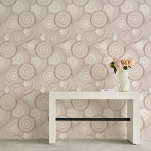 Cosmic Candy Ash Rose Wallcovering