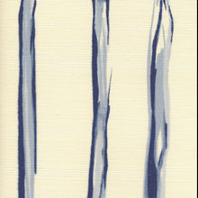 Load image into Gallery viewer, Driftwood Nautical Navy Grasscloth Wallcovering