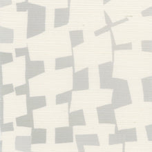 Load image into Gallery viewer, Geo White Noise Grasscloth