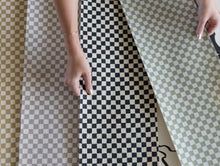 Load image into Gallery viewer, Checker Taupe Grasscloth