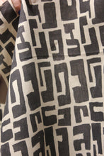 Load image into Gallery viewer, Totem Noir on Nude Fabric