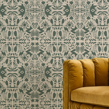 Load image into Gallery viewer, Jewel Green House Wallcovering