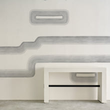 Load image into Gallery viewer, Libby's Stripe Dove Grey Mural Wallcovering