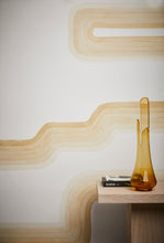 Load image into Gallery viewer, Libby's Stripe Gold Coast Mural Wallcovering
