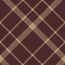 Load image into Gallery viewer, Timeless Argyle Claret Wallcovering