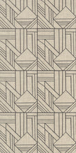 Load image into Gallery viewer, Maze Serious Black Paperback Natural Linen Wallcovering