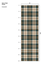Load image into Gallery viewer, Sam's Plaid Hunter Wallcovering