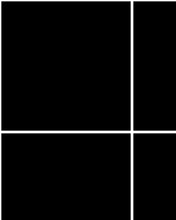 Load image into Gallery viewer, Grid Large Thin - White Lines on Black Background