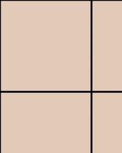 Load image into Gallery viewer, Grid Large Thin - Black Lines on Tan Background