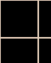 Load image into Gallery viewer, Grid Large Bold - Tan Lines on Black Background