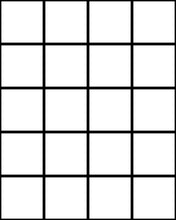 Load image into Gallery viewer, Grid Small Thin - Black Lines on White Background