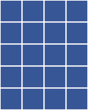 Load image into Gallery viewer, Grid Small Thin - White Lines on Blue Background