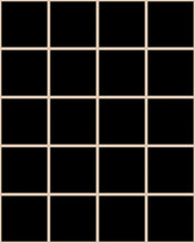 Load image into Gallery viewer, Grid Small Thin - Tan Lines on Black Background