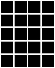 Load image into Gallery viewer, Grid Small Bold - White Lines on Black Background