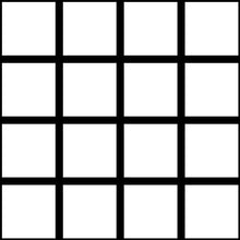 Load image into Gallery viewer, Grid Small Bold - Black Lines on White Background