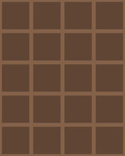 Load image into Gallery viewer, Grid Small Bold - Light Brown Lines on Brown Background