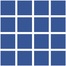 Load image into Gallery viewer, Grid Small Bold - White Lines on Blue Background