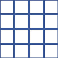 Load image into Gallery viewer, Grid Small Bold - Blue Lines on White Background