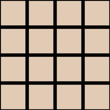 Load image into Gallery viewer, Grid Small Bold - Black Lines on Tan Background