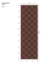 Load image into Gallery viewer, Timeless Argyle Claret Wallcovering