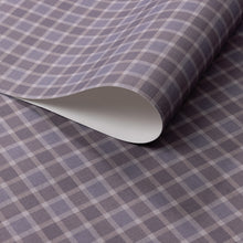 Load image into Gallery viewer, Check Plaid Dusty Plum Paperback Linen