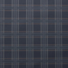 Load image into Gallery viewer, London Plaid Slate Paperback Linen