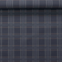 Load image into Gallery viewer, London Plaid Slate Paperback Linen