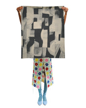 Load image into Gallery viewer, Agolise - White Tea on Charcoal Wallcovering