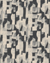 Load image into Gallery viewer, Agolise - White Tea on Charcoal Wallcovering