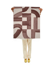 Load image into Gallery viewer, Brute - Mulberry on Blush Wallcovering