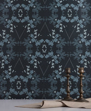 Load image into Gallery viewer, Blackish Magic (Indigo) Wallpaper