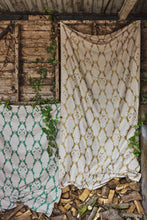 Load image into Gallery viewer, Boxing Hares - Green Fabric