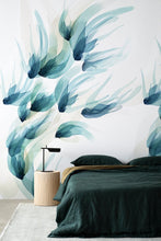 Load image into Gallery viewer, Songbird Teal Wallpaper