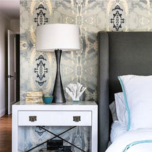 Load image into Gallery viewer, 125-5 Grey Ivory A Grasscloth Wallcovering