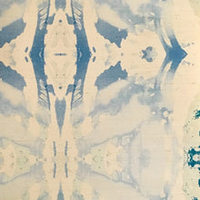 Load image into Gallery viewer, 125-5 Teal Blue A Grasscloth Wallcovering