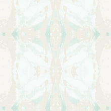Load image into Gallery viewer, 125-5 Teal Ivory Wallcovering