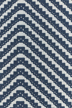 Load image into Gallery viewer, Chevron - Ink Blue Wallcovering