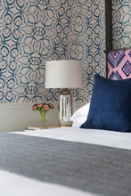 Load image into Gallery viewer, 1515 Blush Navy Wallcovering