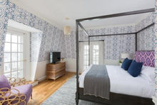 Load image into Gallery viewer, 1515 Blush Navy Wallcovering