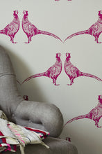 Load image into Gallery viewer, Pheasant - Pink Wallcovering