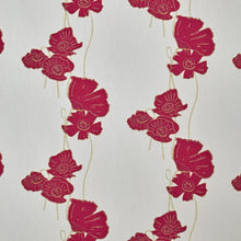Load image into Gallery viewer, Poppy Fields - Red Gold on Wallcovering
