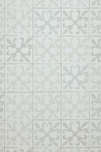 Load image into Gallery viewer, Fleur de Lys Tile - Vintage Grey Wallcovering