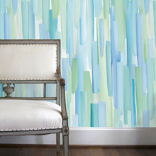 Load image into Gallery viewer, Sea Salt Blue Wallcovering