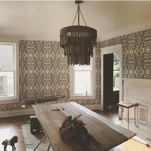 Load image into Gallery viewer, 51514 Black White Wallcovering